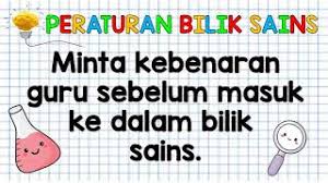 Kotak terpakai sebelum masuk ke 2. Peraturan Bilik Sains Tahun 1 Youtube