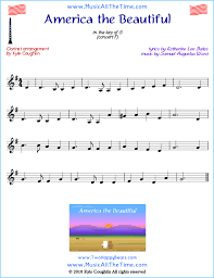 We also publish a large catalog of our own arrangements. America The Beautiful Clarinet Sheet Music