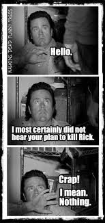 The Walking Dead Season 6 Episode 1 First Time Again Eugene Porter Lol Walking Dead Zombies Walking Dead Funny Fear The Walking Dead