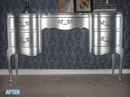 Do It Yourself Or Don T Metallic Painted Furniture Furniture Makeover Furniture