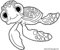 Finding nemo colouring pages pdf download. Finding Nemo Squirt Coloring Pages Printable