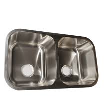 stainless steel undermount double sink