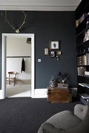 15 Rooms That Make Wall To Wall Carpet Shine Design Sponge In 2020 Dark Living Rooms Black Living Room Living Room Carpet