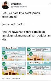 Sholat jamak takdim dengan qashar (sholat mahrib dan isya). Betul Ke Cara Kita Solat Jamak Destinasi Percutian Facebook