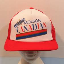 New Taste Molson Canadian Beer Vintage Baseball Truckers Dad Hat Mesh Cap Canadian Beer Vintage Beer Vintage Baseball
