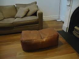 I also take custom orders. Large Rectangle Moroccan Leather Ottoman Pouffe Pouf Footstool Coffee Table Tan Ebay