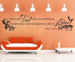 Wandtattoo Spruch Tod Leben Wandsticker Zitate Zitat Weisheit