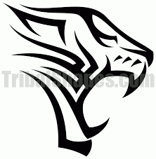 Tiger 4 Tattoo Design Tribal Tiger Tattoo Tribal Tiger Tribal Drawings