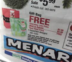 I bought 42 bag of the brown mulch that was on sale a couple weeks ago. About Those Free Gift Bags At Menards This Week Jill Cataldo