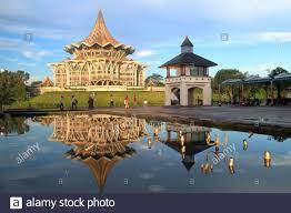Also known simply as state assembly) is the legislative branch of the state governments of the majority party in each assembly forms the state government, and the leader of the majority party becomes menteri besar (for states. Dewan Undangan Negeri Dun Gebaude In Kuching Sarawak Malaysia Stockfotografie Alamy