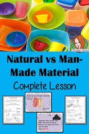 Natural Vs Man Made Materials Complete Lesson In 2020 Science Lessons Lessons For Kids Lesson