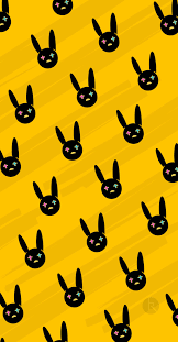 Bad bunny logo poster by danielardzg | redbubble. Bad Bunny Wallpaper Bunny Wallpaper Pikachu Wallpaper Pop Art Wallpaper