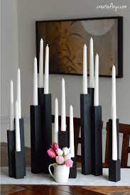 Diy Wooden Taper Candleholders Created By V Wooden Taper Candle Holders Diy Candles Diy Candle Holders