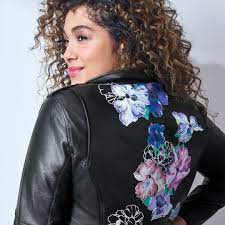 Black Embroidered Faux Leather Moto Jacket Torrid Plus Size Fashion Fashion Plus Size Fashion Moto Jacket Outfit
