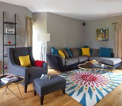 Living Room Color Scheme At Home Has Navy Accent Chairs Living Room Decor Apartment Living Room Color Schemes Living Room Themes