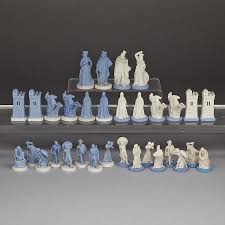 Sold Price Jasperware Macbeth Chess Set After The Original By John Flaxman For Wedgwood 19th Century Height 3 1 Jasperware Chess Set Chess