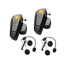 Offerta Di Oggi 2 Auricolari Bluetooth Moto Enchicas Bt S2 Interfono Casco Intercom 800 1000m Impermeabile Compatibile Con Casc Casco Bluetooth Impermeabile