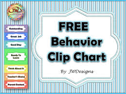 Free Behavior Clip Chart Behavior Clip Charts Behavior
