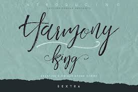 Hand writing in marathi fonts picsartclearsearch font names only. Harmony King Font By Jumbodesign Creative Fabrica