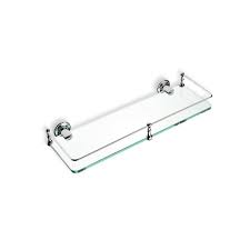 It is made of brushed nickel, stainless steel as well as concealed screws. Stilhaus 766 08 By Nameek S Smart Chrome Clear Glass Bathroom Shelf Thebathoutlet