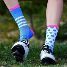 Funky Compression Running Socks Me Fun Inspireuplift Love Athletic Comfort Compression Controlvaricose Cycling Socks Cycling Women Professional Cycling