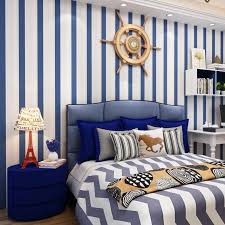 Find inspiring decor and boy's bedroom ideas from. Cartoon Blue Stripes Wallpaper Baby Boys Room Tv Backdrop Striped Wallpapers Roll Modern Kids Bedroom Decor Wall Paper Ez127 Wallpapers Aliexpress