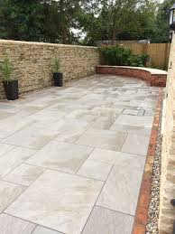 Marshalls Symphony Vitrified Paving In The Rustic Colour Patio Garden Design Rustic Garden Decor Patio Stones