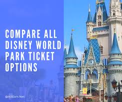 Wdw Ticket Price Chart Allears Net