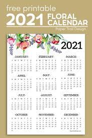 Besides, it enables one to meet the individual goals and the organizational targets too, within a stipulated time frame. Free Printable 2021 One Page Floral Calendar Paper Trail Design Free Printable Calender Free Printable Calendar Monthly Calendar Printable