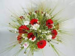 Bouquet de fleurs coquelicot coloriage difficile. Bouquet De Mariee Champetre Flowers Gerbera Bouquet