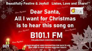 The cutting edge of christmas; B101 1 Mystery Christmas Song Arrives Brings Cheer Philadelphia Pa Wbeb Youtube
