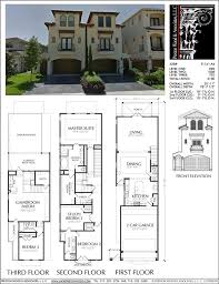 2 1 2 Story Townhouse Plan E1161 A4 Town House Floor Plan Town House Plans Townhouse Designs