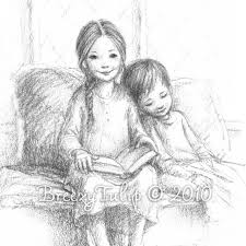 A Story By The Fire Art Print Etsy In 2021 Art Sisters Drawing Fire Art