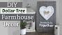 Diy 2019 Dollar Tree Farmhouse Diy