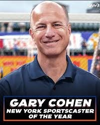 Evan and Tiki congratulate Chris Carrino for being named New York  Sportscaster of the Year!