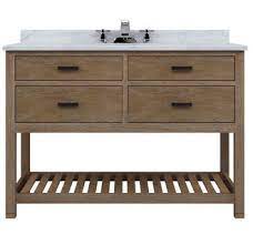 Grey oak bathroom vanities are a popular contemporary choice for outfitting your space. Sagehill Designs Tb4821d Weathered Oak Toby 48 Inch Vanity Cabinet With Four Drawers