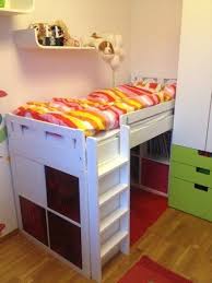 Need a manual for your ikea kritter bed frame? Ikea Kritter Juniorsang Pa Tva Edpedithyllor Lag Loftsang Med Koja Loftsang Ikea Sang Sang