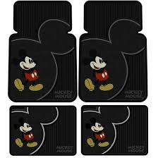 Mickey Mouse Floor Mats To Add Extra Disney Magic To Your Car Mickey Mouse Car Mickey Mouse Rubber Floor Mats