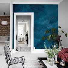 Dark Blue Grunge Wall Mural Peel And Stick Wallpaper Black Etsy Temporary Wall Decor Wall Murals Blue Wallpaper Bedroom