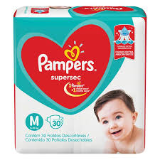 Fralda Pampers Premium M c/30