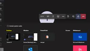 Sharing from your desktop is as simple as pressing a single button from your meeting controls. No Items In Teams Share Tray Microsoft Community