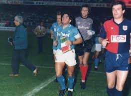 The 1986 fifa world cup winner said goodbye to napoli in 1991. Quando Maradona Sfido Il Cagliari In Coppa Italia Cagliari Vistanet