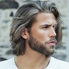 Long hair in white, silver & gray. Have Thick Hair Here Are 50 Ways To Style It For Men Men Hairstyles World