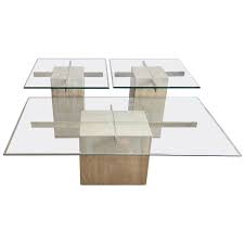 4.5 out of 5 stars. Travertine Marble And Glass Coffee Table And Side Tables By Artedi Italy Glass Coffee Table Coffee Table Made Coffee Table