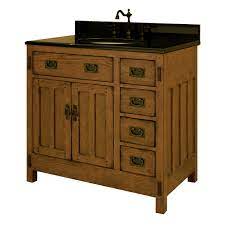 Add style and functionality to your bathroom with a bathroom vanity. 36 American Craftsman Single Bath Vanity Bathgems Com