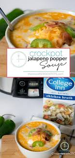 Crockpot Jalapeno Popper Chicken Soup Recipe Recipe Slow Cooker Soup Chicken Soup Recipes Chicken Crockpot Recipes