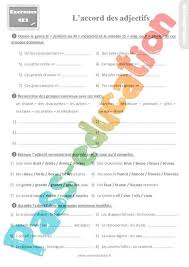 Exercice de math, français, histoire, géographie, sciences, chaque jour, ce sont des dizaines de nouveaux exercices qui sont ajoutés par aurélie, jeune institutrice. Exercice Adjectif Ce2 Imprimer Gratuit Les Accords Des Adjectifs Learn French Teaching French