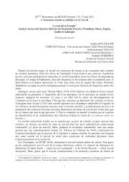 Pdf Le Travail Et L Utopie Analyse Du Travail Dans Les Theories De Sismondi Fourier Proudhon Marx Engels Godin Et Lafargue