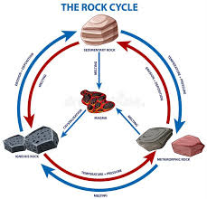 The earth's tectonic plates are slowly moving, about as fast as your fingernails grow. Rock Cycle Stock Illustrations 580 Rock Cycle Stock Illustrations Vectors Clipart Dreamstime
