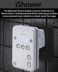 Omg This Is What I Always Wanted I Radio In The Shower That Way I Can Have The Liberty To Change It Whenever Shower Speaker Technology Gadgets